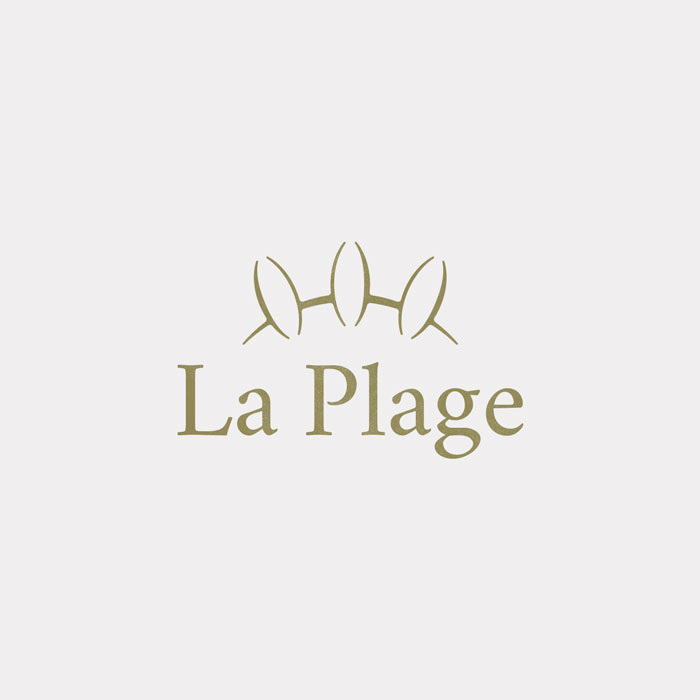 logo design for La Plage Eco Resort - graphic design cambodia