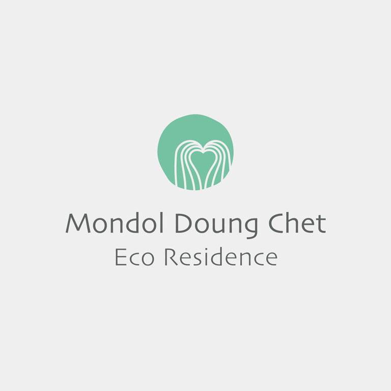 logo design for Mondol Doung Chet Eco Residence in Mondolkiri - graphic design cambodia