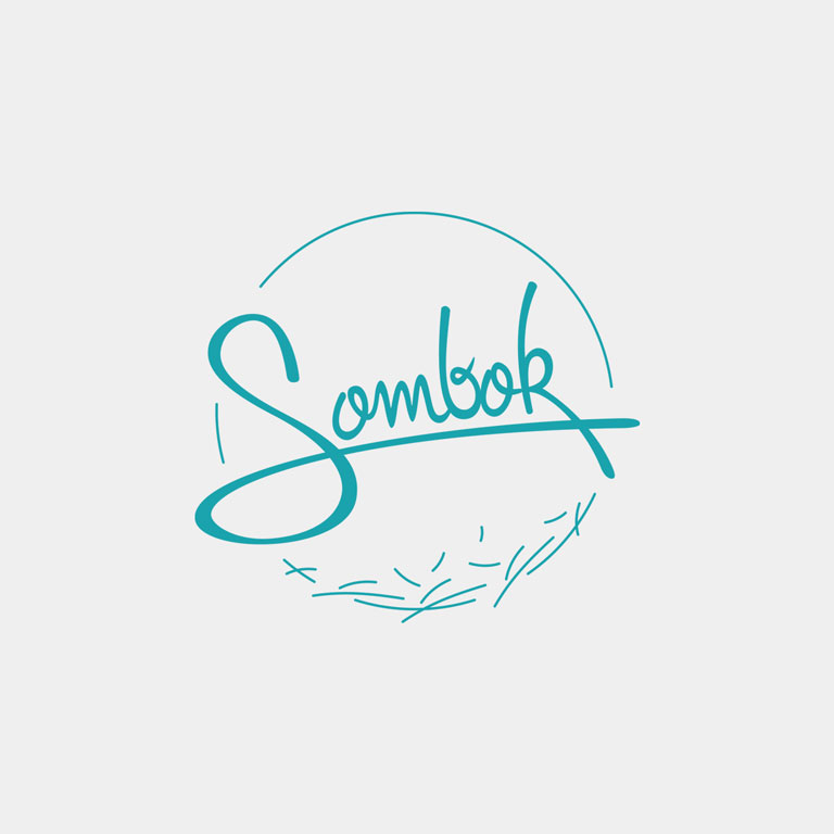 logo design for Sombok restaurant in Phnom Penh - graphic design cambodia